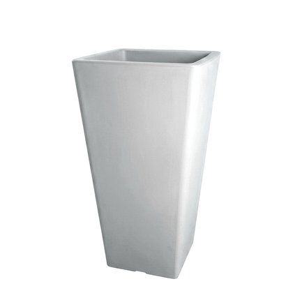 Vaso Quadrado Alto — Branco