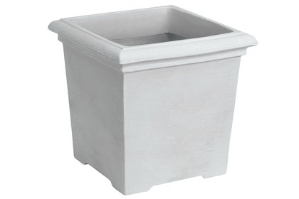 Vaso Quadrado Liso — Branco